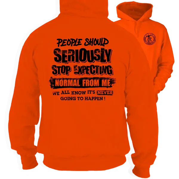 Should Stop Expecting - Safety Orange Hoodie