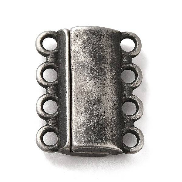 304 Stainless Steel Multi-Strands Magnetic Slide Clasps