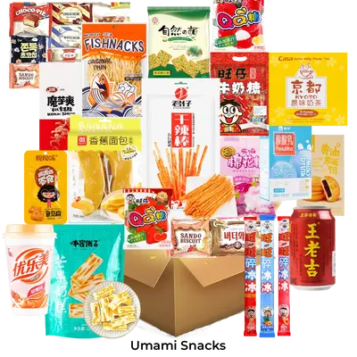 2 Pound Exotic Asian Snacks (South Korea, Japan, China, Thailand)