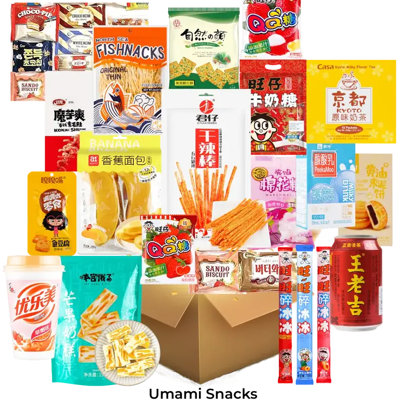 2 Pound Exotic Asian Snacks (South Korea, Japan, China, Thailand)