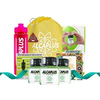 Alcaplus 3 Pack Natural Solutions for Daily Digestive - Artichoke, Glucomannan, Camellia Sinensis, Eggplant, Spirulina
