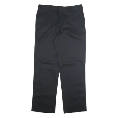 DICKIES Chino Mens Trousers Black Regular Straight W36 L32