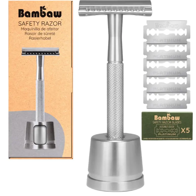 Bambaw Silver Safety Razor Stand