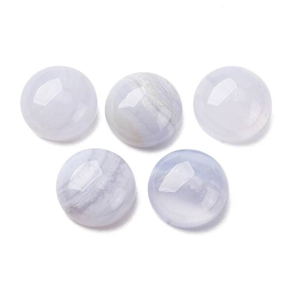 Natural Blue Lace Agate Cabochons