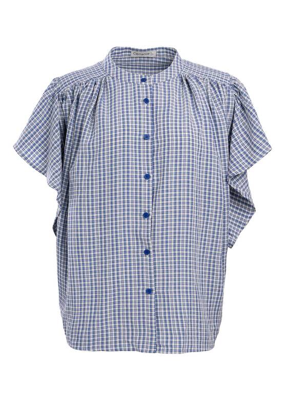 Blouse Sc132 Blue | Color: BLUE | Size: U
