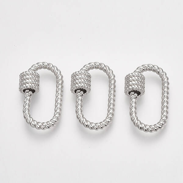 Brass Screw Carabiner Lock Charms
