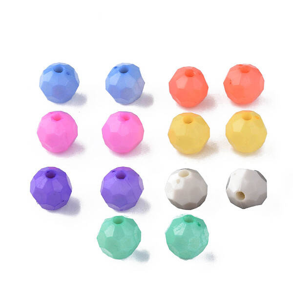 Opaque Acrylic Beads