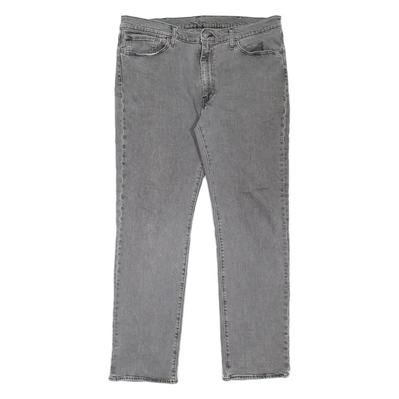 LEVI'S 514 Jeans BIG E Mens Grey Slim Straight W38 L32