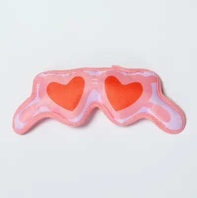 Cash & Coop Heart Sunglasses Dog Toy - S