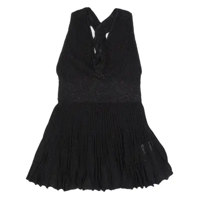 JOSEPH Womens Smock Top Black V-Neck Sleeveless XS