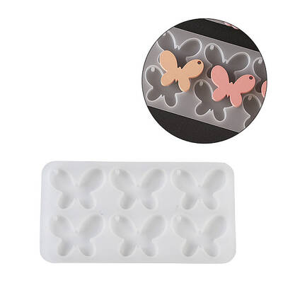 DIY Keychain Pendant Silhouette Silicone Molds