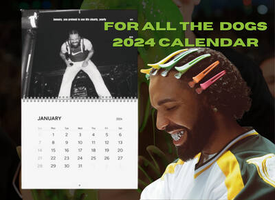 Drake Syo 2024 Calendar, Syo 2024 Calendar, For All The Dogs 2024 Calendar
