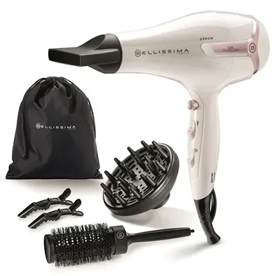 Bellissima Asciugacapelli Con Spazzola 11994 K9 2600 Ion