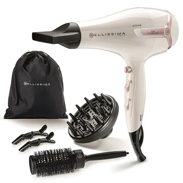 Bellissima Asciugacapelli Con Spazzola 11994 K9 2600 Ion