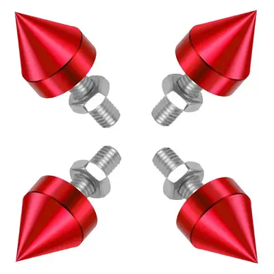 Pointed License Plate Screws, Car and Motorcycle Modified License Plate Frame Fixing Screws, Decorative License Plate Screws