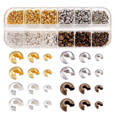 Brass Crimp Beads Covers