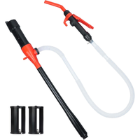 SweaTok Portable Battery Powered Gas Transfer Pump, Battery Operated Liquid Water/Fuel Transfer Pump with Adjustable Flow Con...