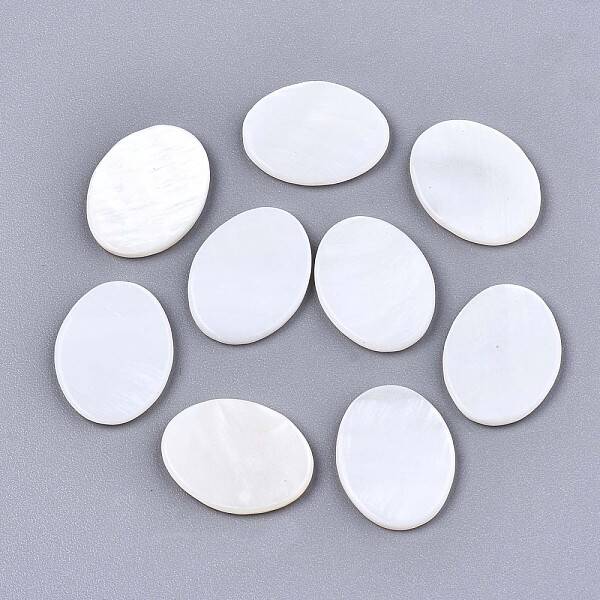 Natural Freshwater Shell Cabochons
