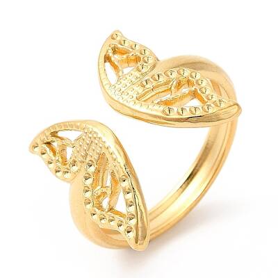 Ion Plating(IP) 201 Stainless Steel Open Cuff Ring