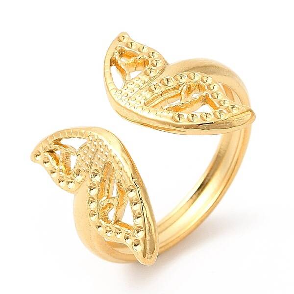 Ion Plating(IP) 201 Stainless Steel Open Cuff Ring