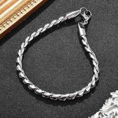 304 Stainless Steel Rope Chain Bracelets for Men Women