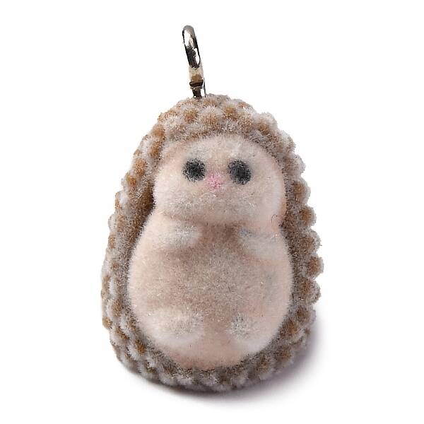 Flocky Animal Resin Pendants