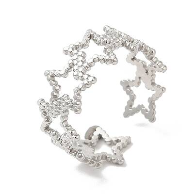 Non-Tarnish 304 Stainless Steel Cuff Finger Rings