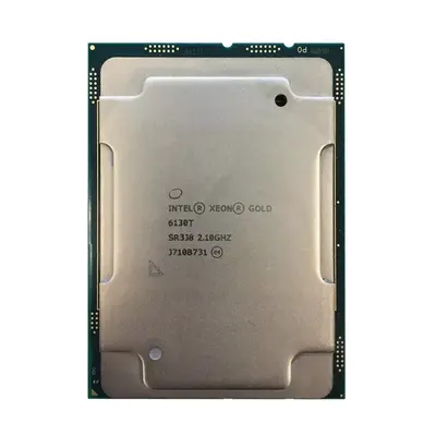 CD8067303593000 Intel Xeon Gold 6130T 16-Core 2.10GHz 10.40GT/s UPI 22MB L3 Cache Socket LGA3647 Processor