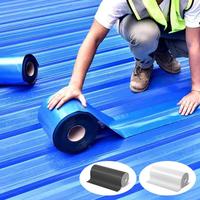 Roof Repair Waterproof Tape, 1 Roll Repairing Cracks & Loopholes Tape Suitable for Metallic Surfaces, Wave Tile Container Roo...