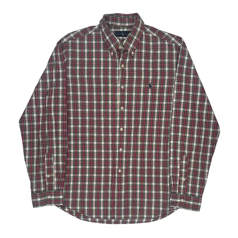 Ralph Lauren Checked Patterned Shirt - XL Red Cotton