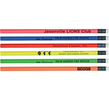 1000 Promotional Neon Thrifty Pencil - USA Made