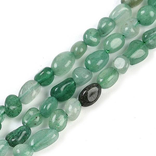 Natural Green Aventurine Beads Strands