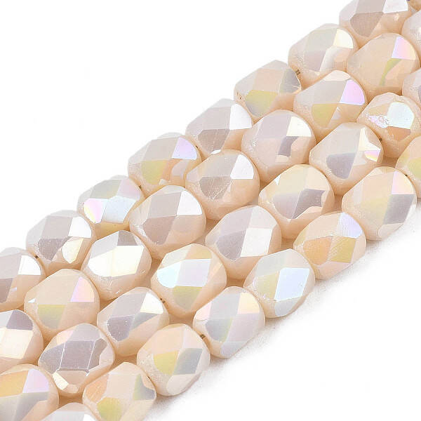 Electroplate Glass Beads Strands