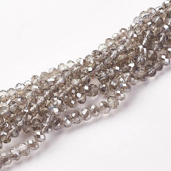 Electroplate Glass Beads Strands