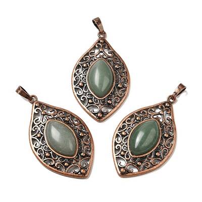 Natural Green Aventurine Pendants
