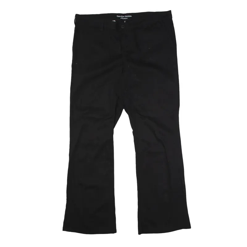 DICKIES Workwear Trousers Black Slim Bootcut Womens W38 L31
