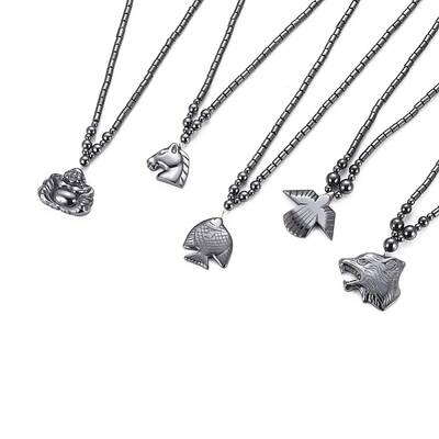 Non-magnetic Synthetic Hematite Necklaces