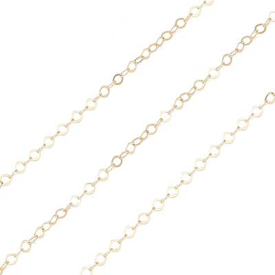 Yellow Gold Filled Cable Chains