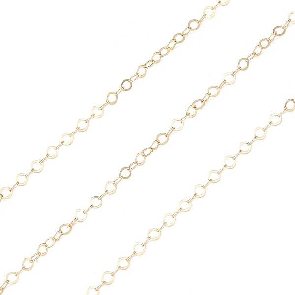 Yellow Gold Filled Cable Chains