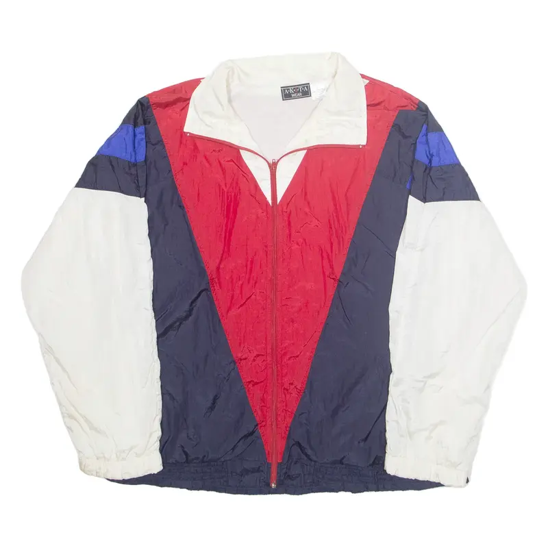 A.K.I.T.A WEAR Mens Shell Jacket Red Nylon XL