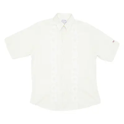 BRITISH SHOPPING Mens Plain Shirt Beige M