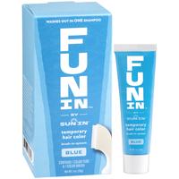 Fun In by Sun In, Temporary Hair Color Brush In System, Blue - 1 oz