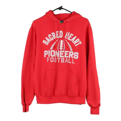 Sacred Heart Pioneers Football Champion College Hoodie - Small Red Cotton