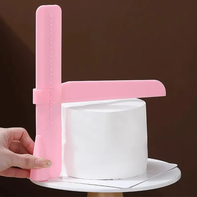 Adjustable Height Cake Spreader, 1 Count Cake Buttercream Leveling Tool, Cake Smoothing Edge Tools For Home Kitchen