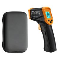 Infrared Thermometer, 1 Count Digital Laser Temperature Gun with Storage Bag, Adjustable Emissivity Ir Temp Gun for Cooking, ...