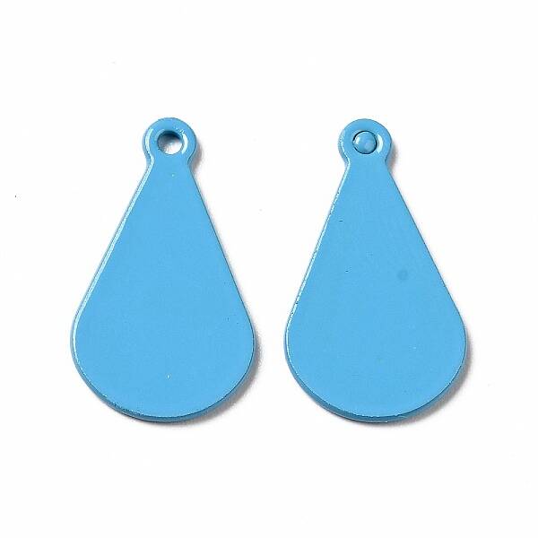 Spray Painted 201 Stainless Steel Pendants