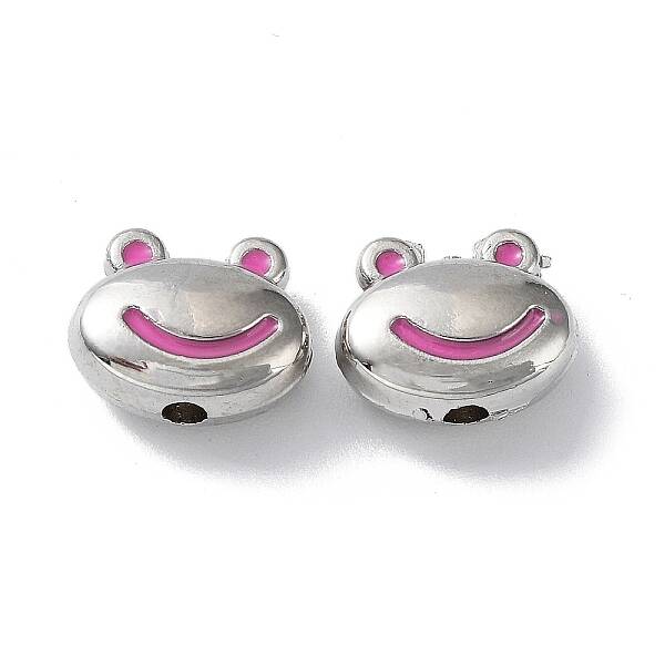 Rack Plating Alloy Enamel Beads