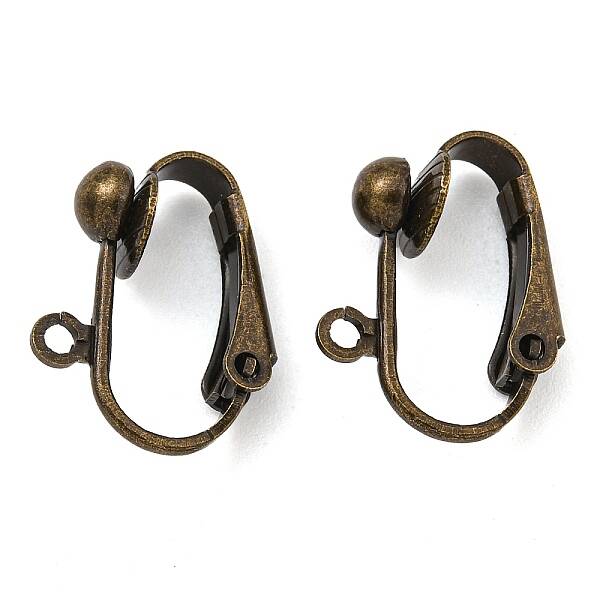 Brass Clip-on Earring Findings