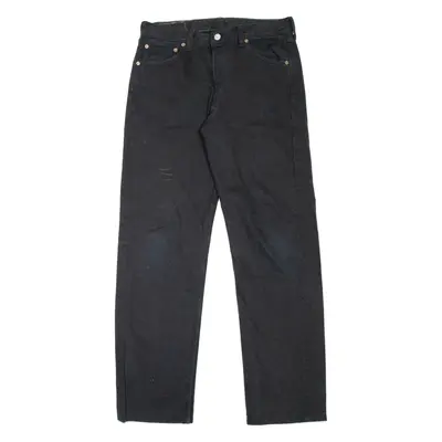 LEVI'S 501 Jeans Mens Black Regular Straight 90s W34 L32