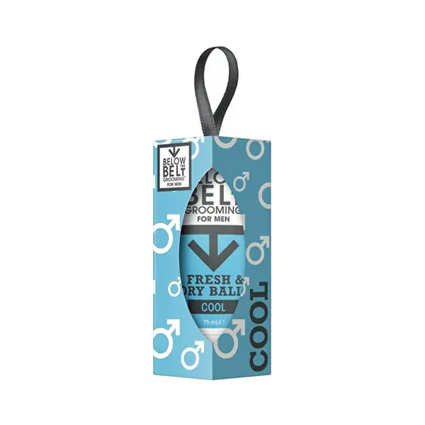 Below The Belt Gel Per Le Zone Intime In Confezione Regalo Cool (Fresh & Dry Balls) 75 Ml